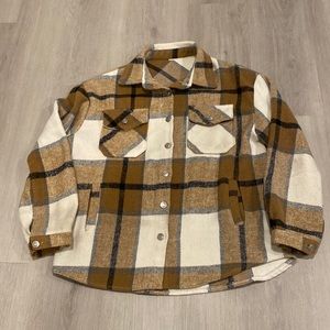 Plaid Shirt Jacket